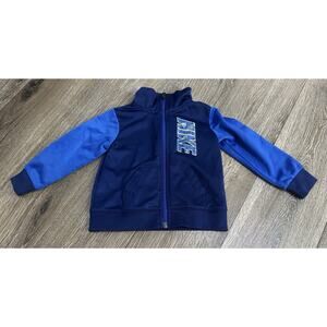 Nike Boys 12M Blue Zip-Up Track Jacket – Excellent Used Condition (EUC)